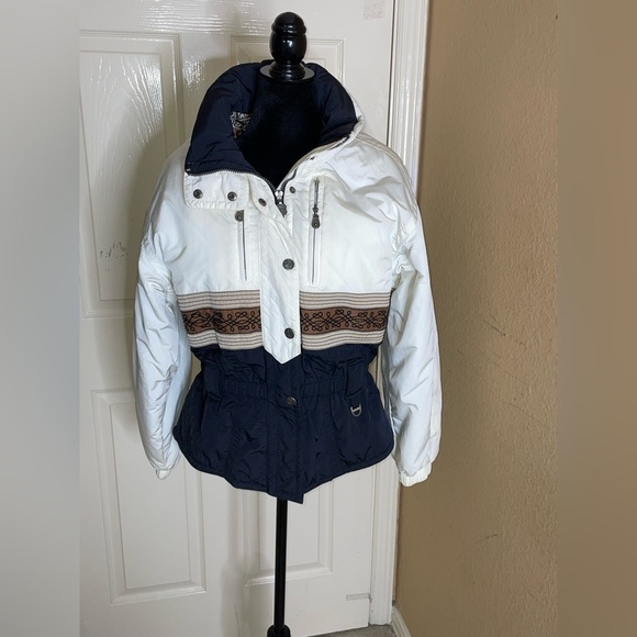Vintage Kaelin Jacket 10 Womens Aztec Arctic Southwest Y2K 80s Ski Snow Coat‌‌‌ - Picture 1 of 11